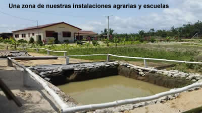 Una zona de nuestras instalaciones agrarias y escuelas